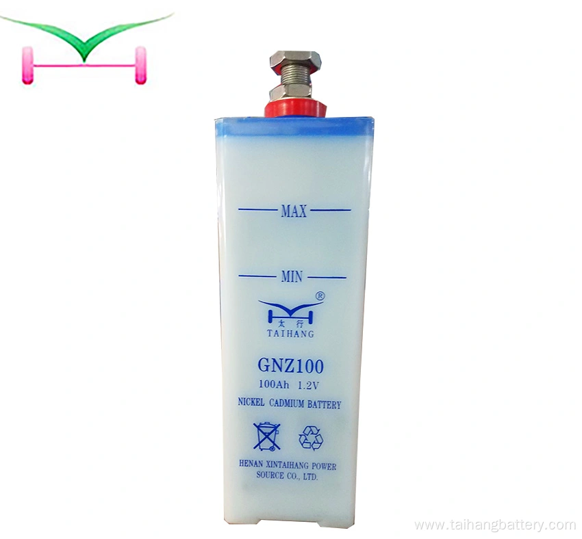 1.2 volt nickel cadmium battery 100ah KPM100 battery China